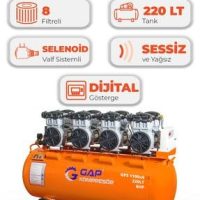 Hava Kompresörü Sessiz ve Yağsız 220 lt GPS1100x4