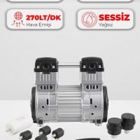 Kompresör Kafası Sessiz Ve Yağsız G1100w