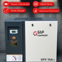 Vidalı Hava Kompresörü 15hp (Tek Makine) Gpv15a